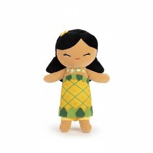 Island Heritage Hawaiian Doll Plush Pineapple Dress Hula Girl 2018 Hawaii